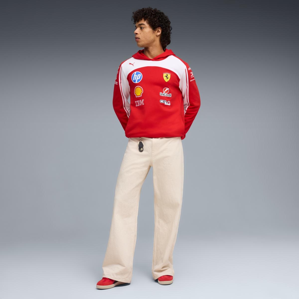 Sweatshirt Casual de Homem SF Vermelho-4