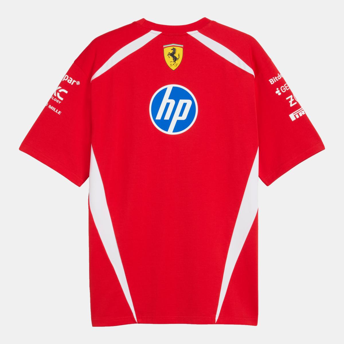 T-shirt Casual de Homem SF Replica Drivers Auth Vermelho-2