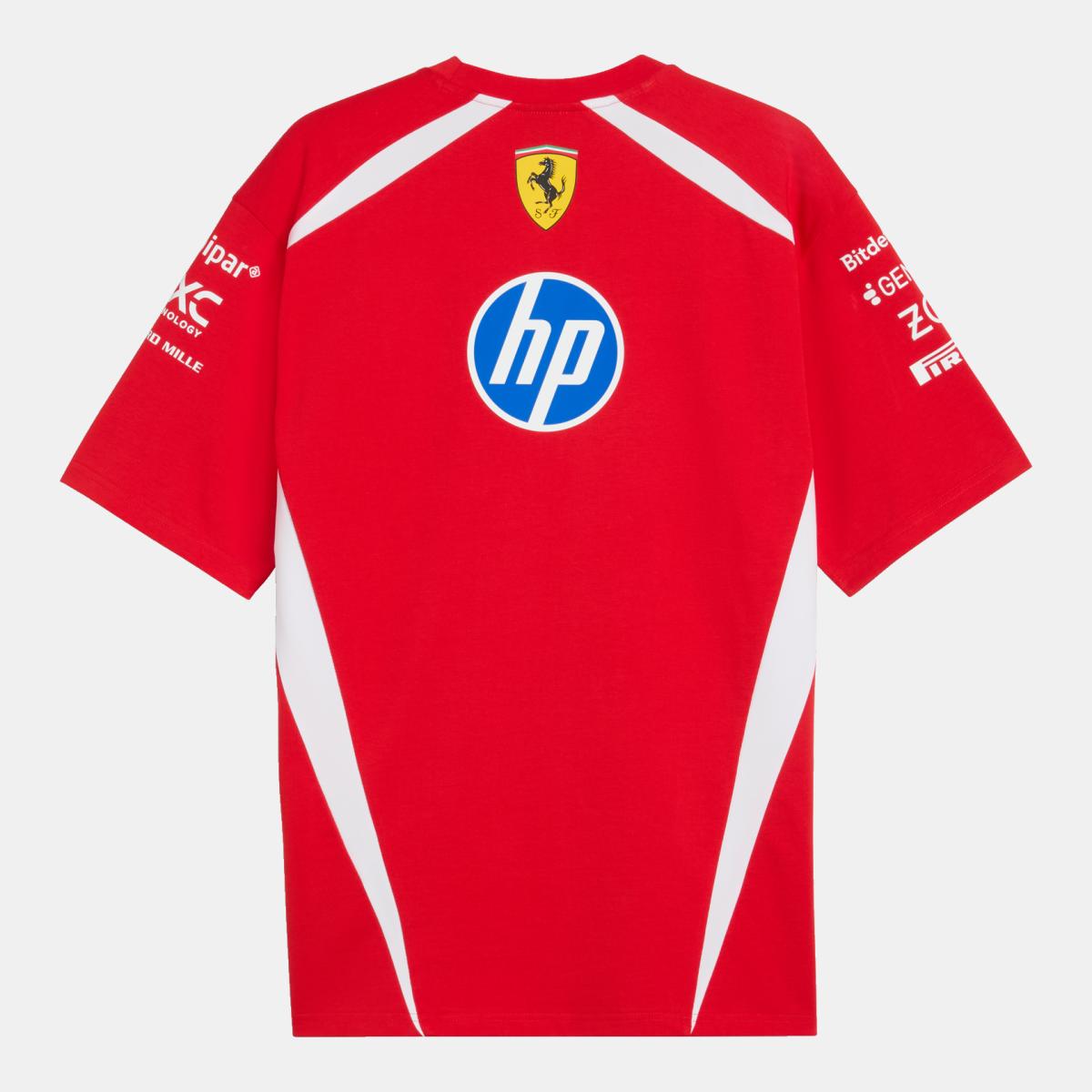 T-shirt Casual de Homem SF Replica Drivers Auth Vermelho-2