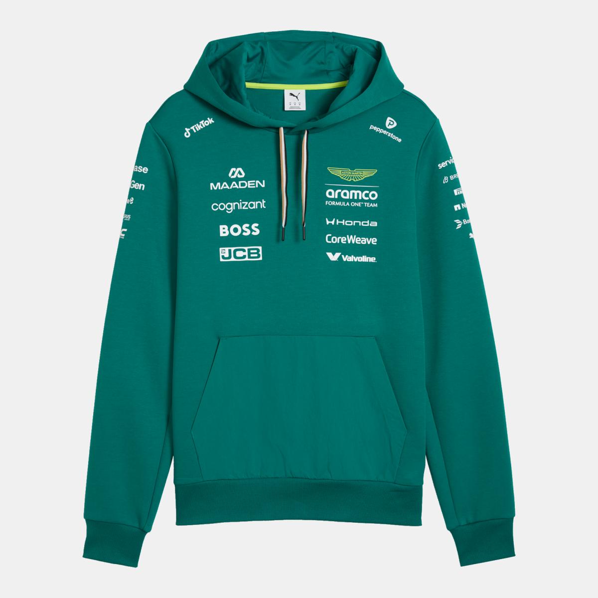 Sweatshirt Casual de Homem AMF1 Verde-6