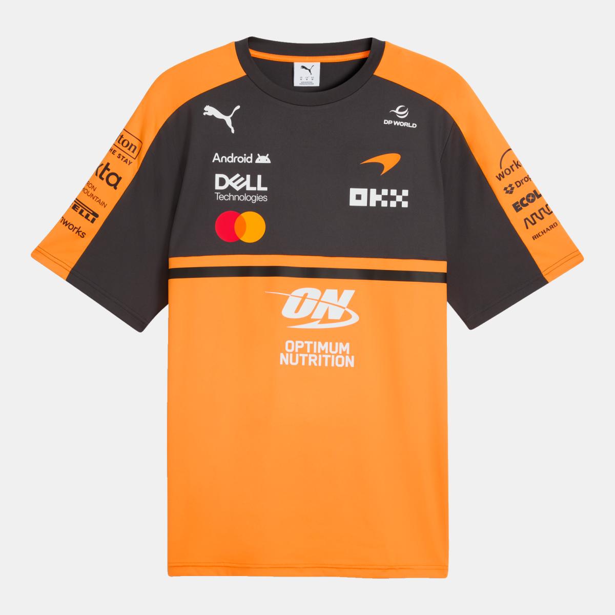 T-shirt Casual de Homem McLaren Laranja-4