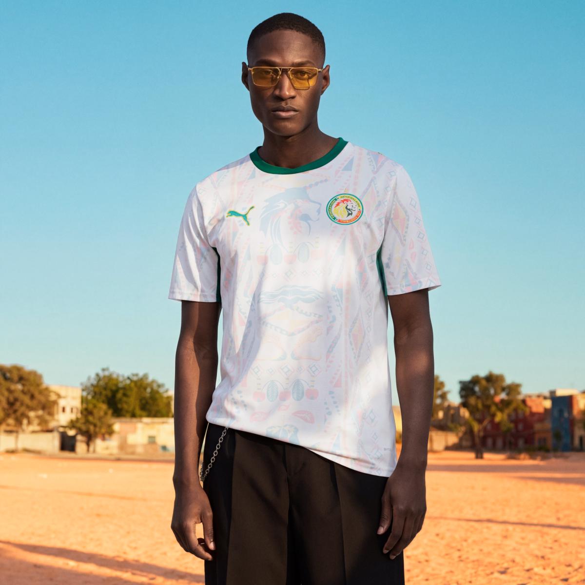 Imagem 0 de T-shirt de Homem 1.º Equipamento Senegal Mundial 2026