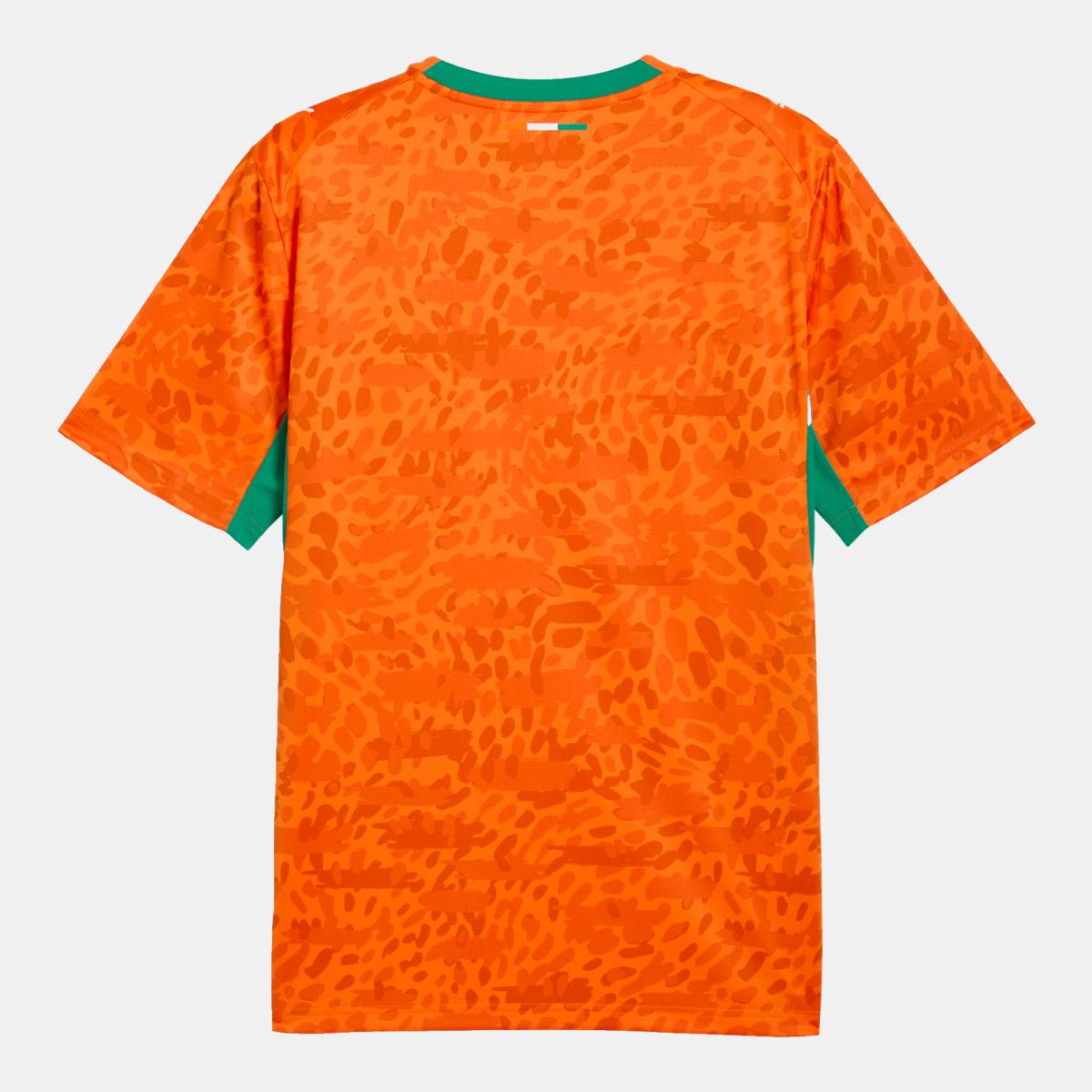 T-shirt de Homem 1.º Equipamento Costa do Marfim Mundial 2026 Laranja-2