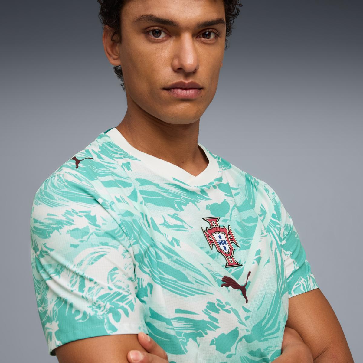 T-shirt 2.º Equipamento Portugal Mundial Authentic 2026 Puma Branco-4