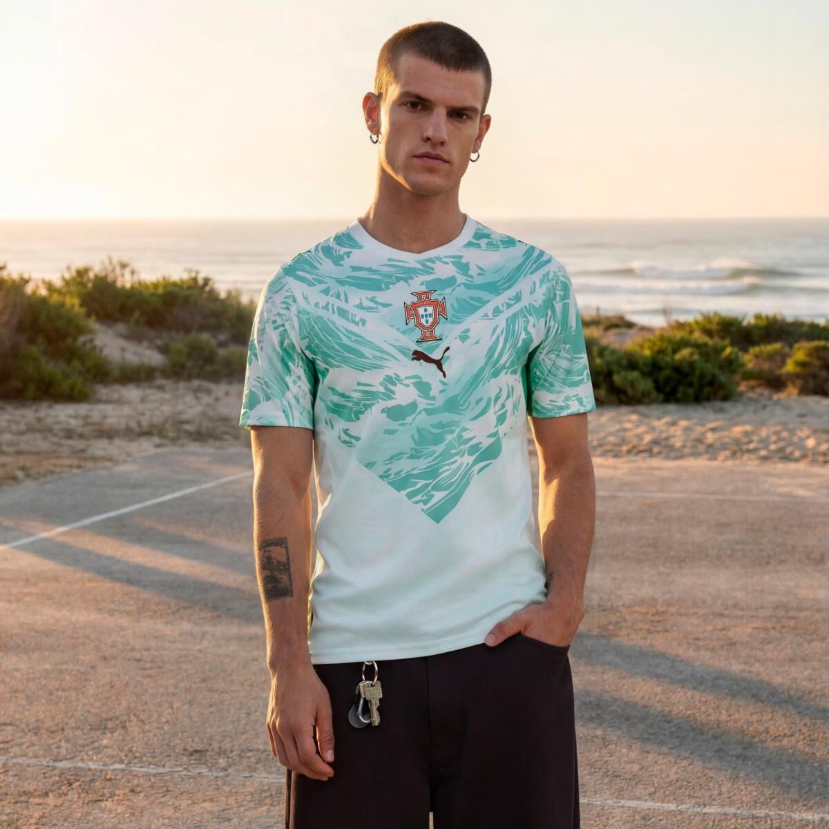 Imagem 0 de T-shirt 2.º Equipamento Portugal Mundial  2026 Puma