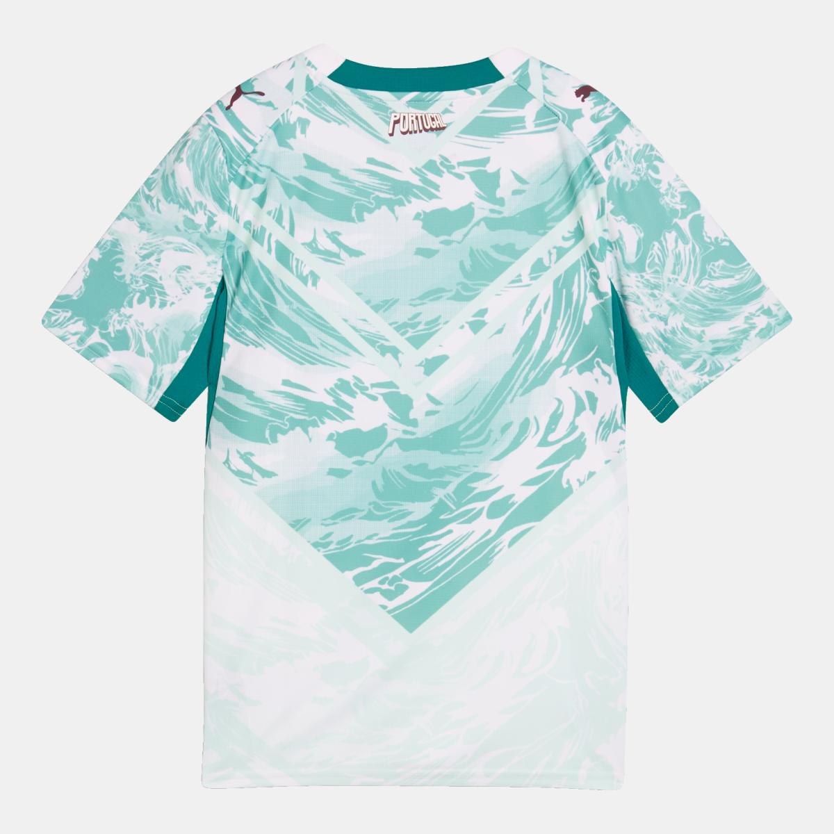 T-shirt Réplica de Futebol de Infantil FPF Away Replica Jr Branco-2