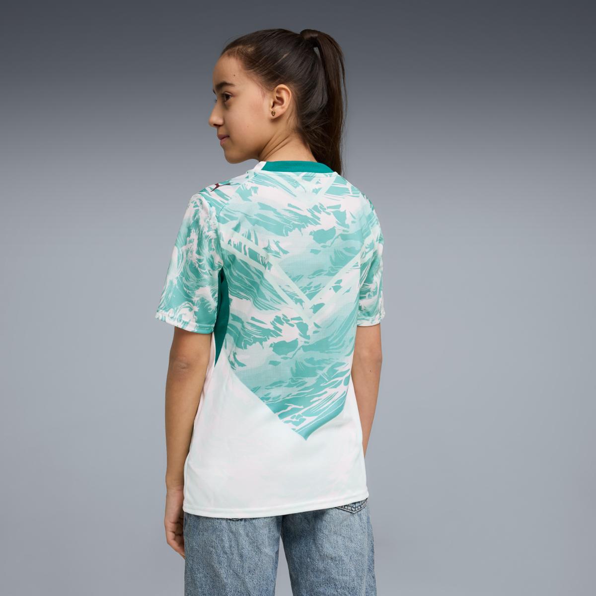 T-shirt Réplica de Futebol de Infantil FPF Away Replica Jr Branco-6