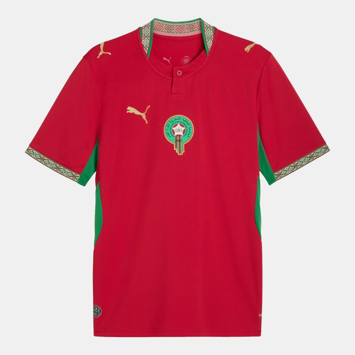 Imagem 0 de T-shirt de Homem 1.º Equipamento Marrocos Mundial 2026