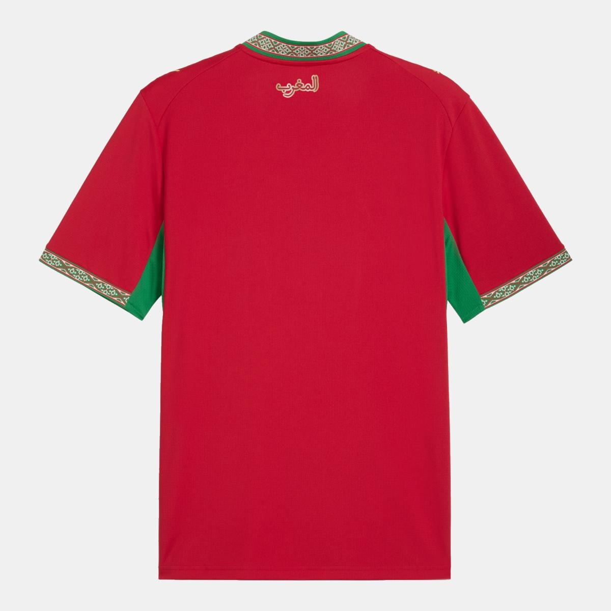 T-shirt de Homem 1.º Equipamento Marrocos Mundial 2026 Vermelho-2