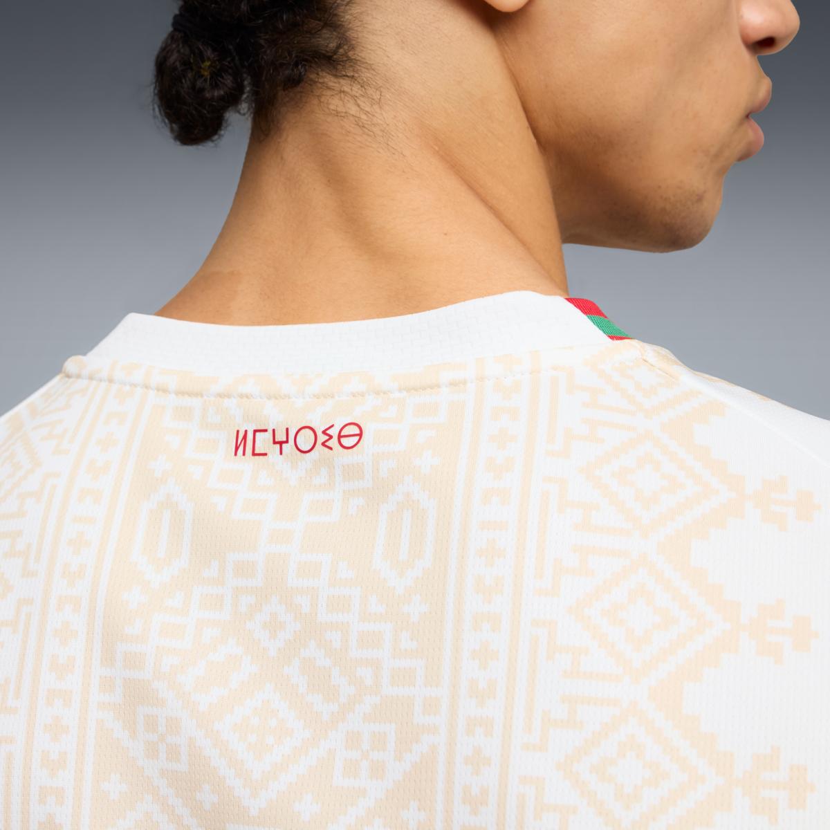 T-shirt de Homem 2.º Equipamento Marrocos Mundial 2026 Branco-7