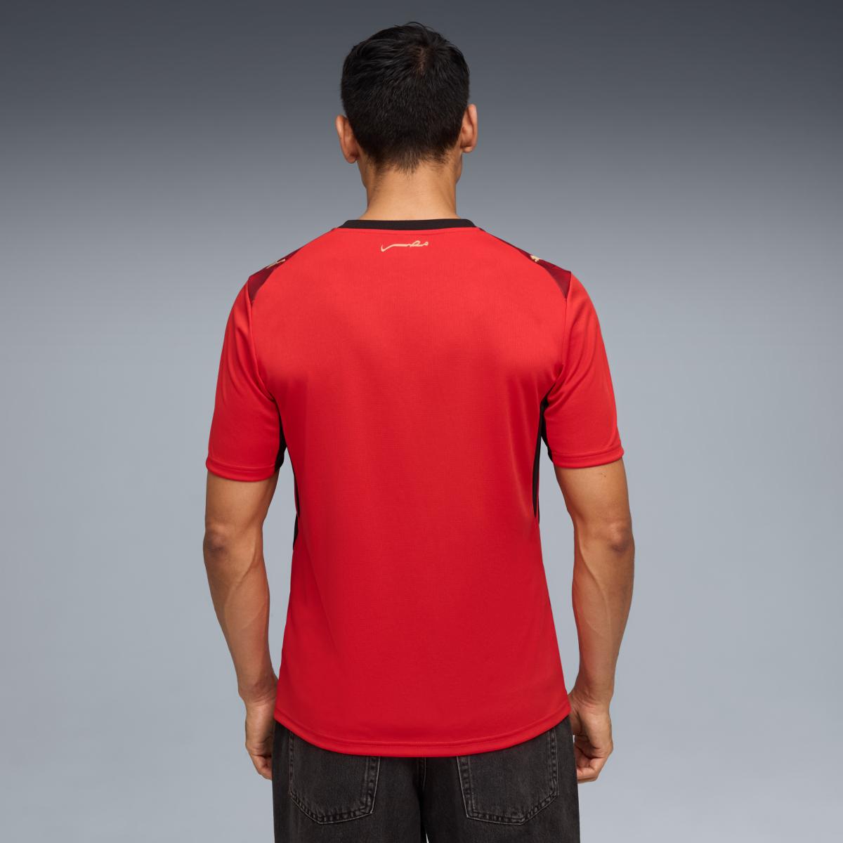 T-shirt de Homem 1.º Equipamento Egito Mundial 2026 Vermelho-6