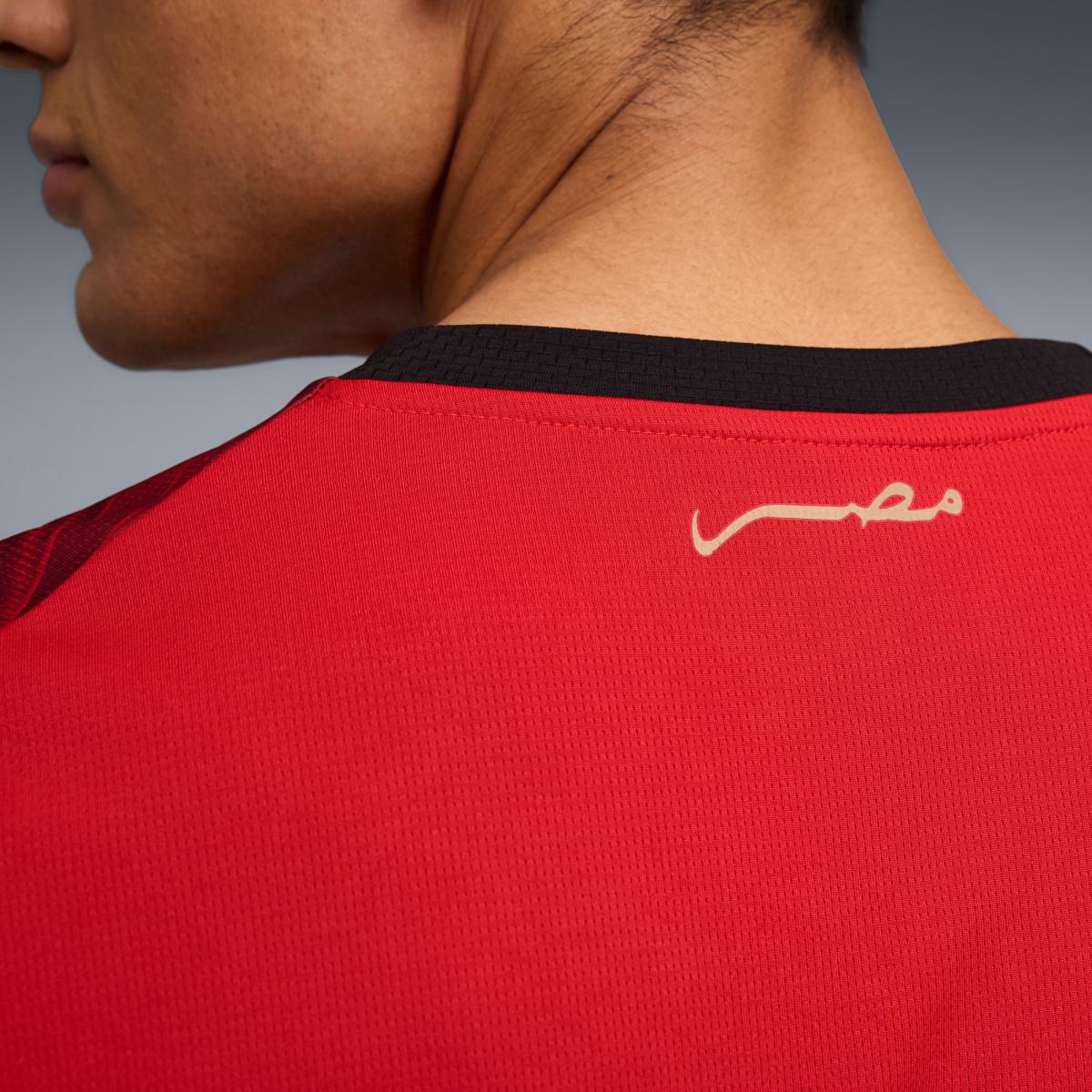 T-shirt de Homem 1.º Equipamento Egito Mundial 2026 Vermelho-7