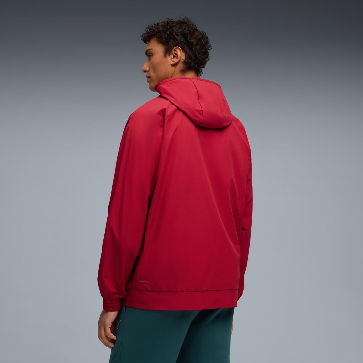 Casaco Pré-Jogo de Homem Marrocos Vermelho-5