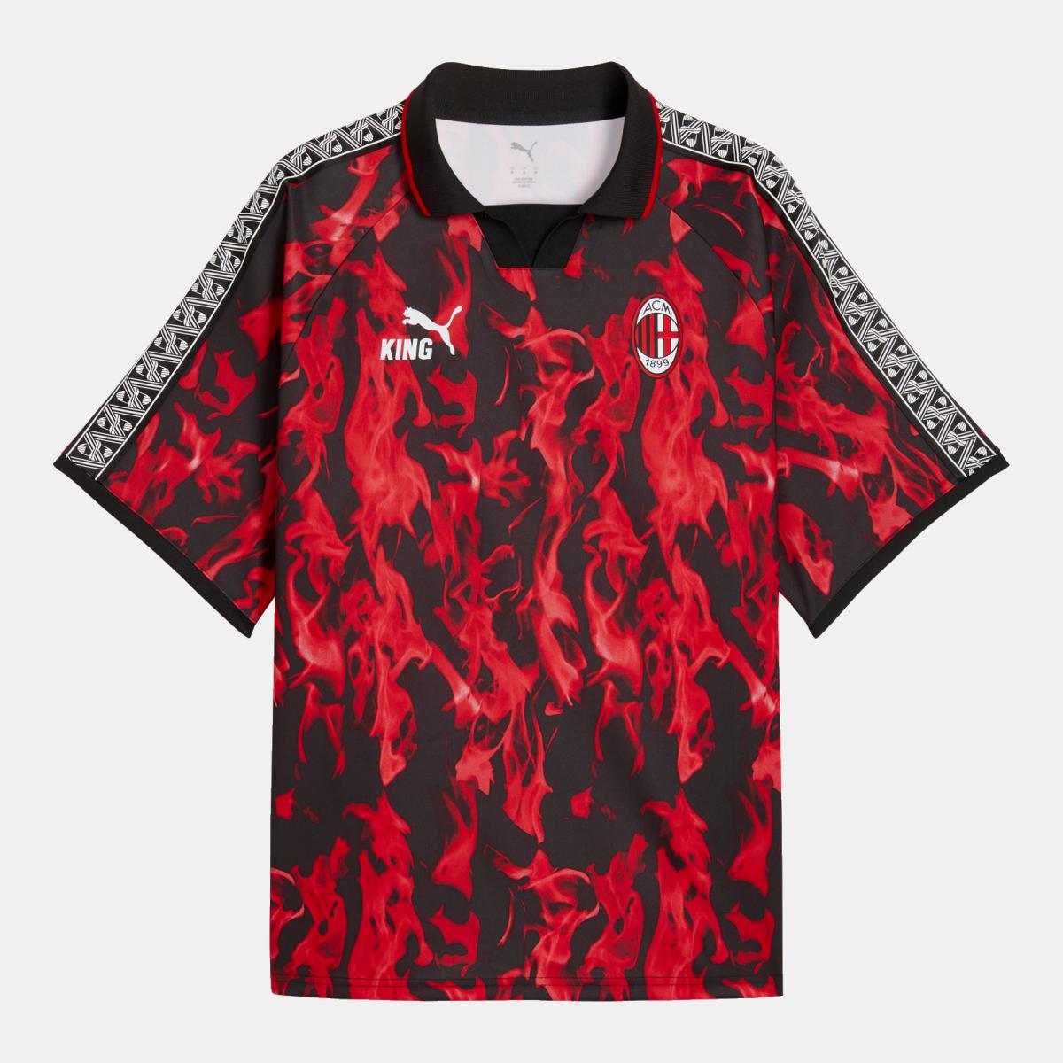 Réplica de Futebol de Homem ACM King Retro Vermelho-6