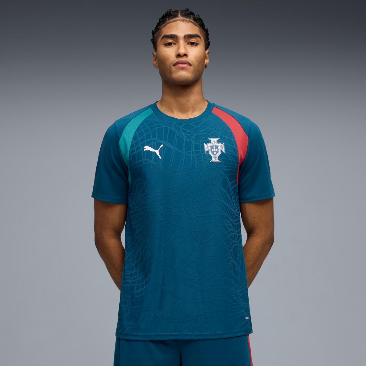 T-shirt de Treino de Portugal Puma Verde-3