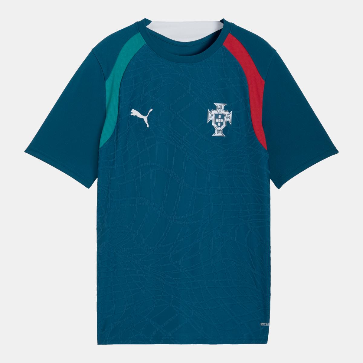 Imagem 0 de T-shirt Réplica de Futebol Infantil FPF Training Jr Puma