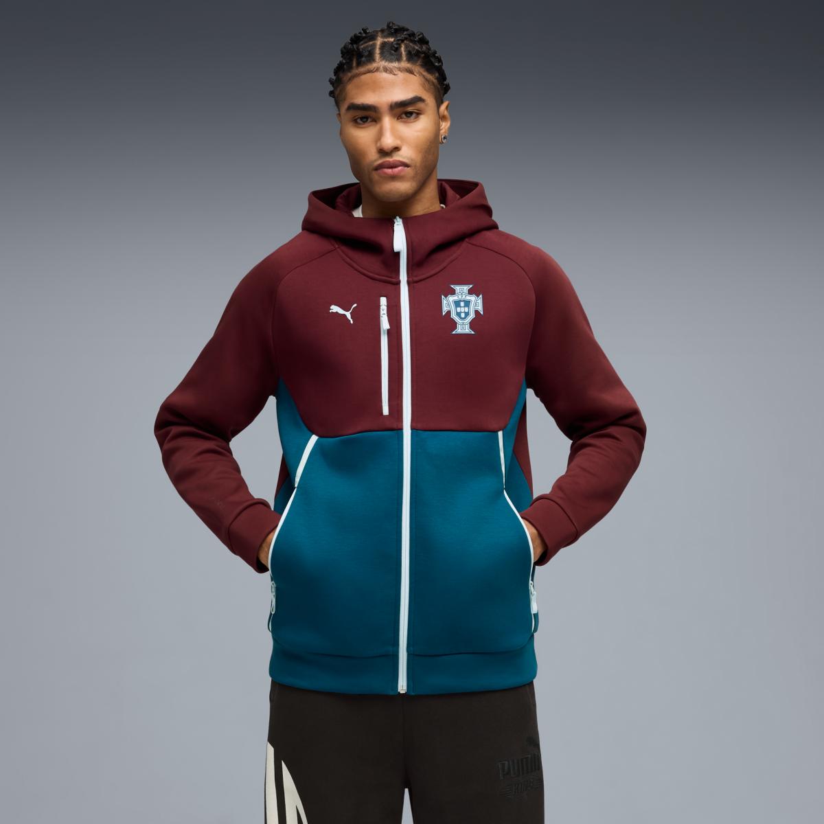 Sweatshirt PUMATECH da Seleção de Portugal Puma Vermelho-3
