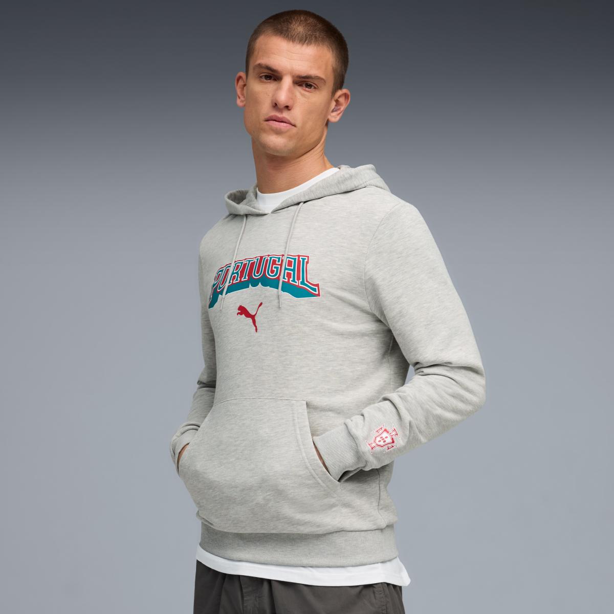 Sweatshirt Portugal FtblCulture Puma Cinzento-3