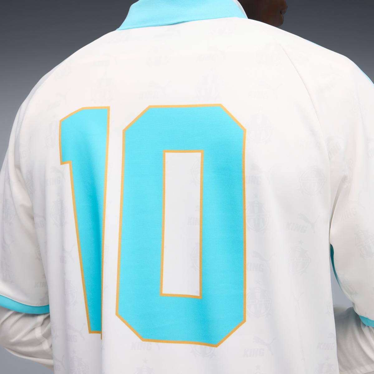 Réplica de Futebol de Homem OM King Retro Branco-3