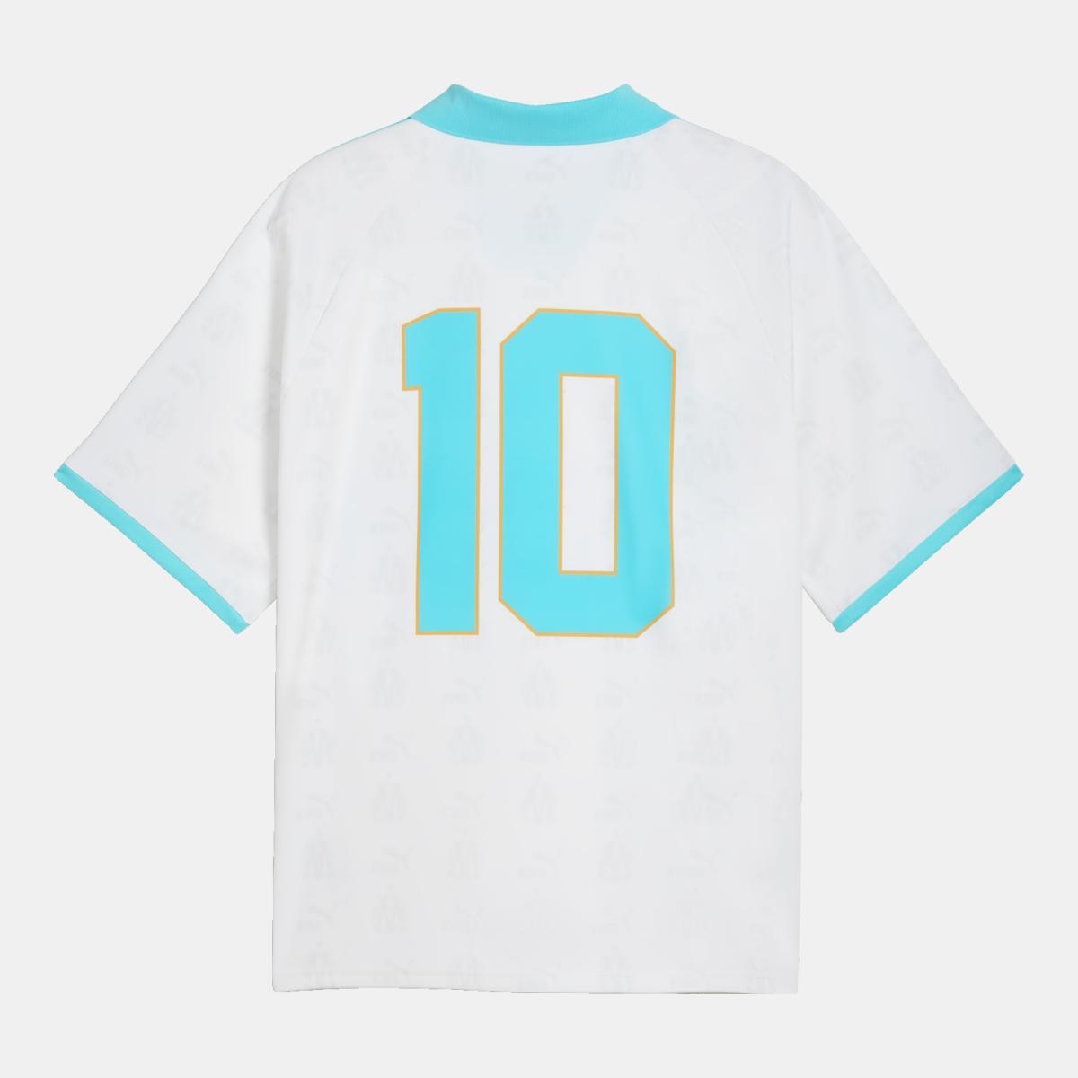 Réplica de Futebol de Homem OM King Retro Branco-7