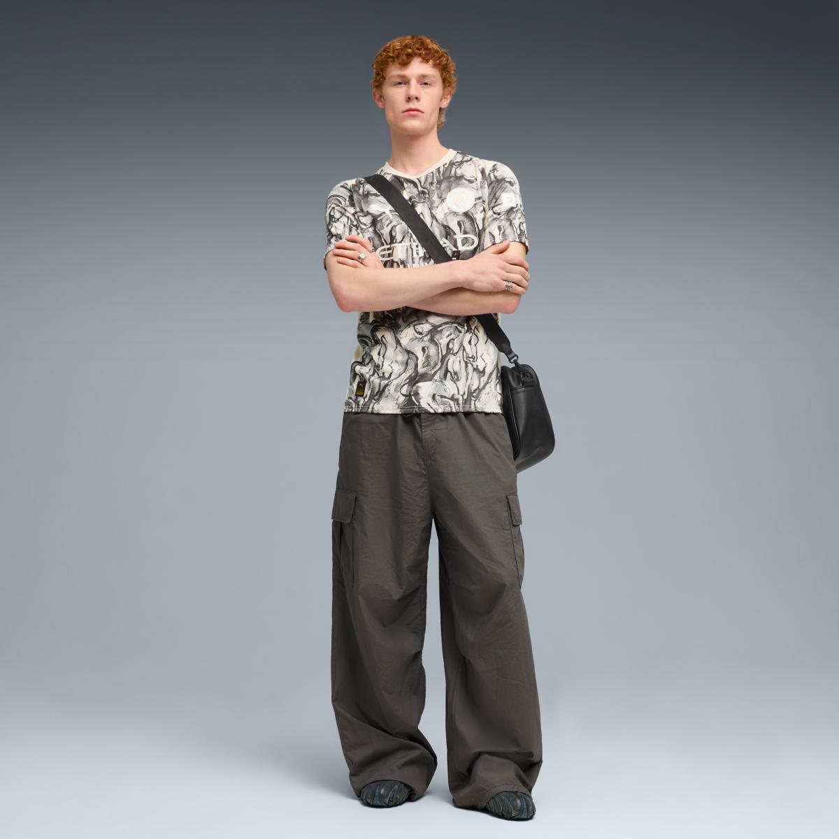 T-shirt de Futebol de Homem MCFC YOH Cinzento-5