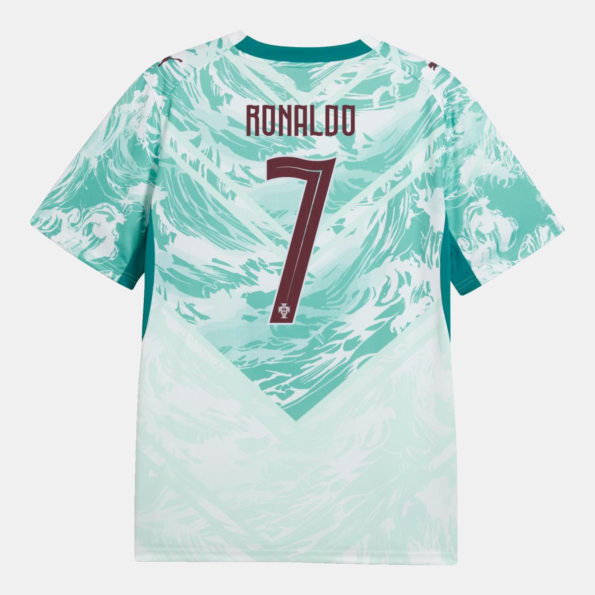 T-shirt 2.º Equipamento Portugal Réplica Cristiano Mundial 2026 Puma Branco-2