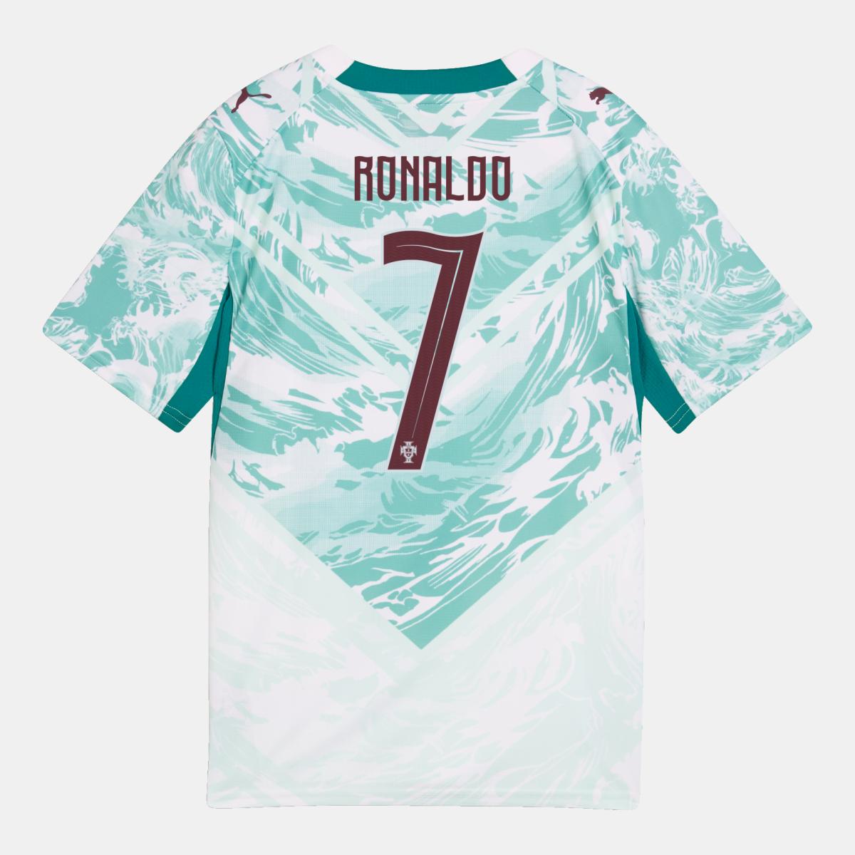 T-shirt Réplica de Futebol de Infantil FPF Away Auth Player Branco-2