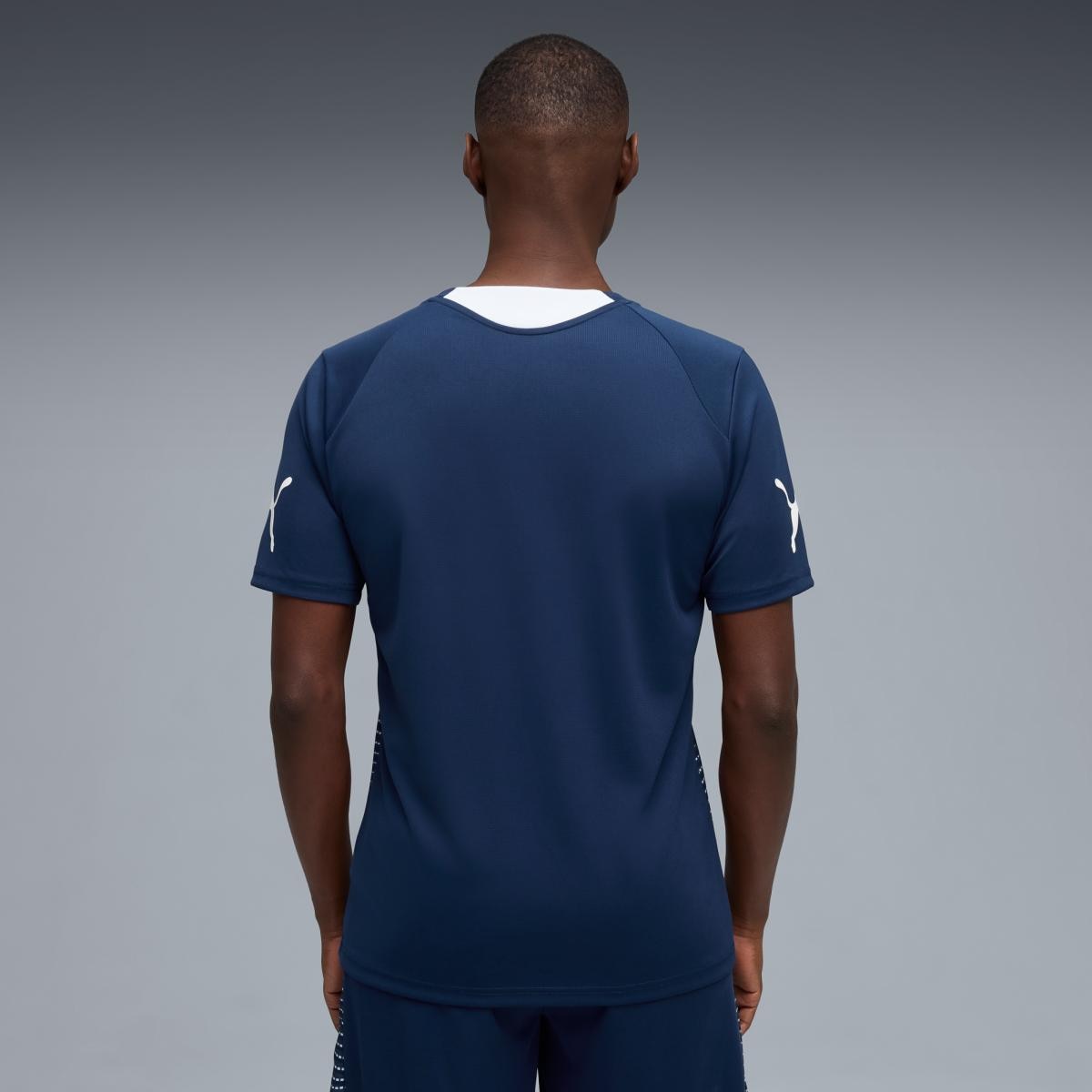 T-shirt de Futebol de Homem individualFINAL Azul-2
