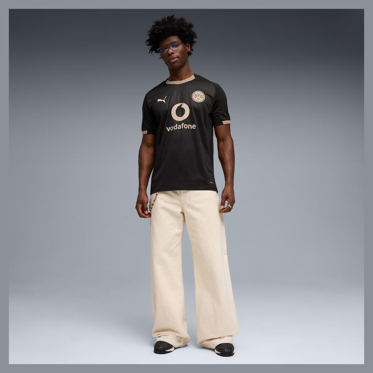 T-shirt de Futebol de Homem BVB Special Edition Preto-6