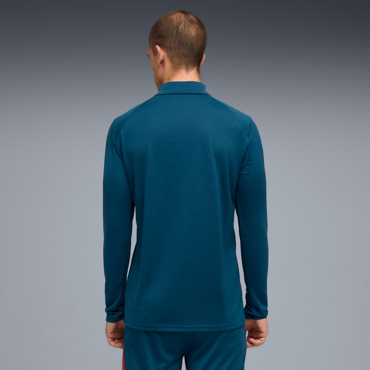 Casaco de Treino 1/4 Zip Portugal Puma Verde-6