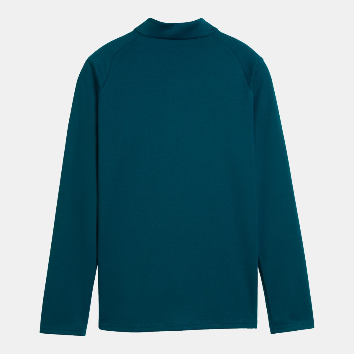 T-shirt de Futebol Infantil FPF Training 1/4 Zip Jr Puma Verde-2