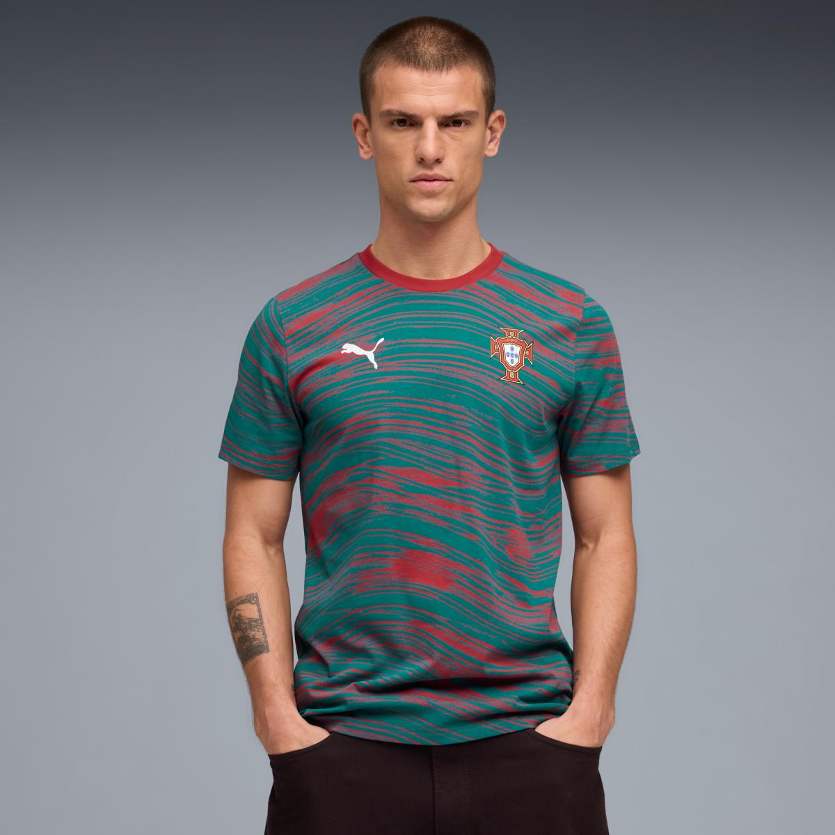 T-Shirt Portugal FtblCulture Puma Vermelho-3