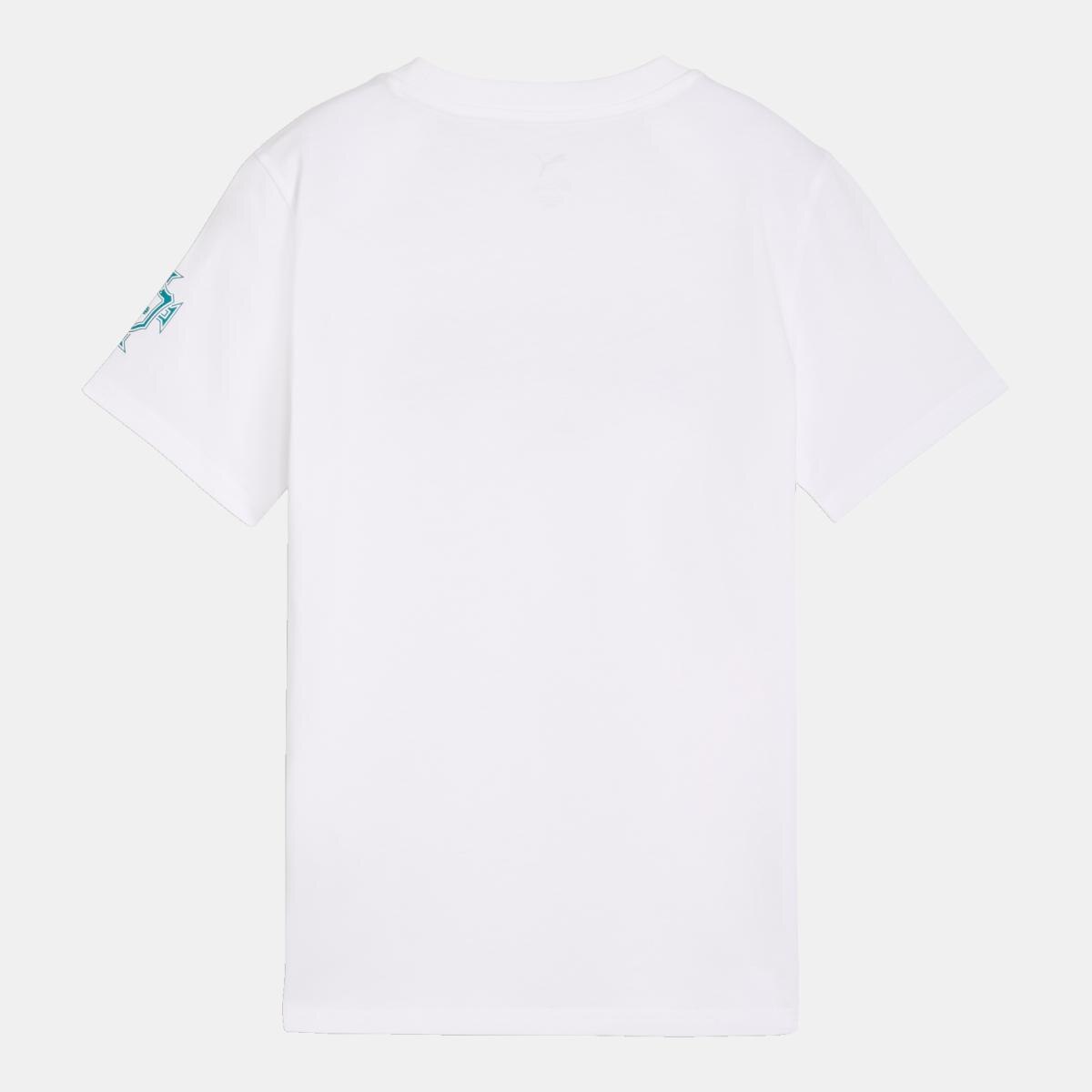 T-shirt de Futebol Infantil FPF FtblCulture Jr Puma Branco-2