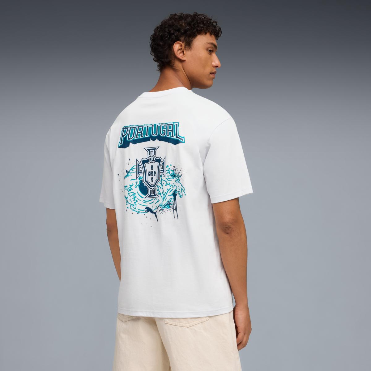 T-Shirt Portugal FtblCulture Puma Cinzento-4
