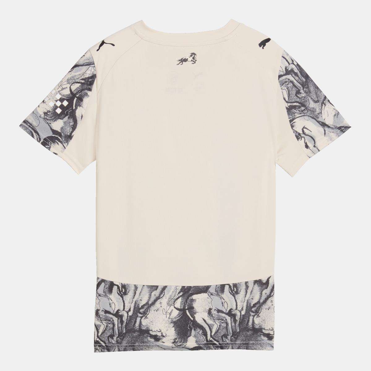 T-shirt de Futebol de Criança MCFC YOH Replica Jr Cinzento-7