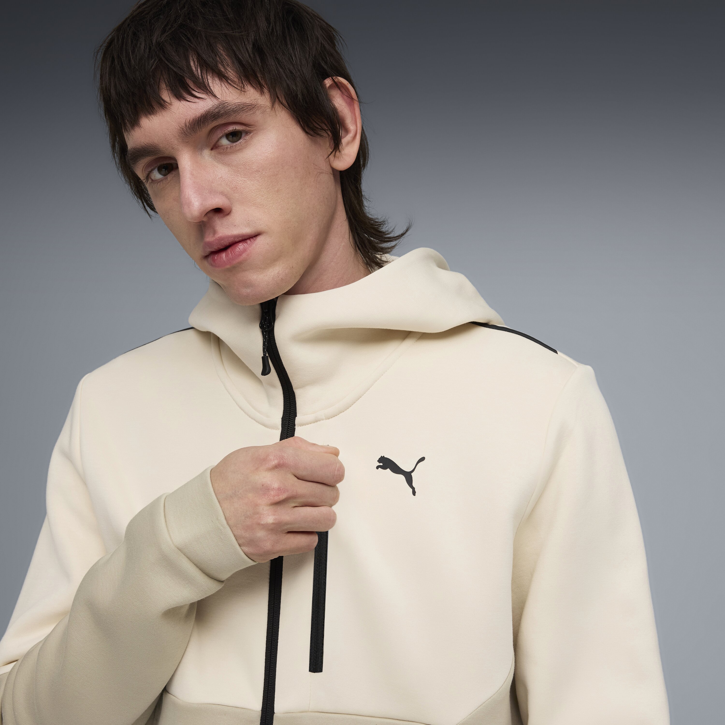Sweatshirt Pumatech Full-Zip Hoodie DK de Homem Branco-4