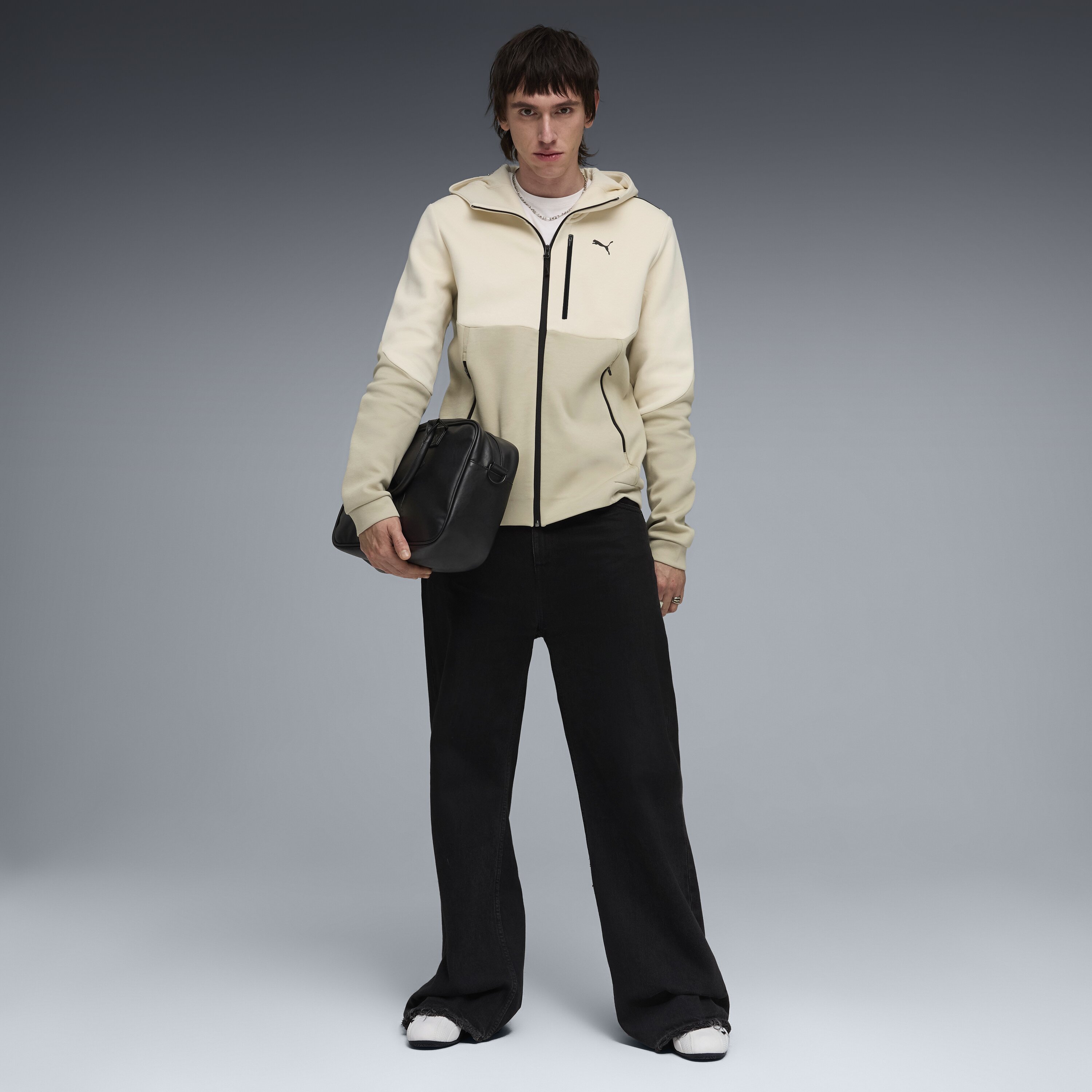 Sweatshirt Pumatech Full-Zip Hoodie DK de Homem Branco-5