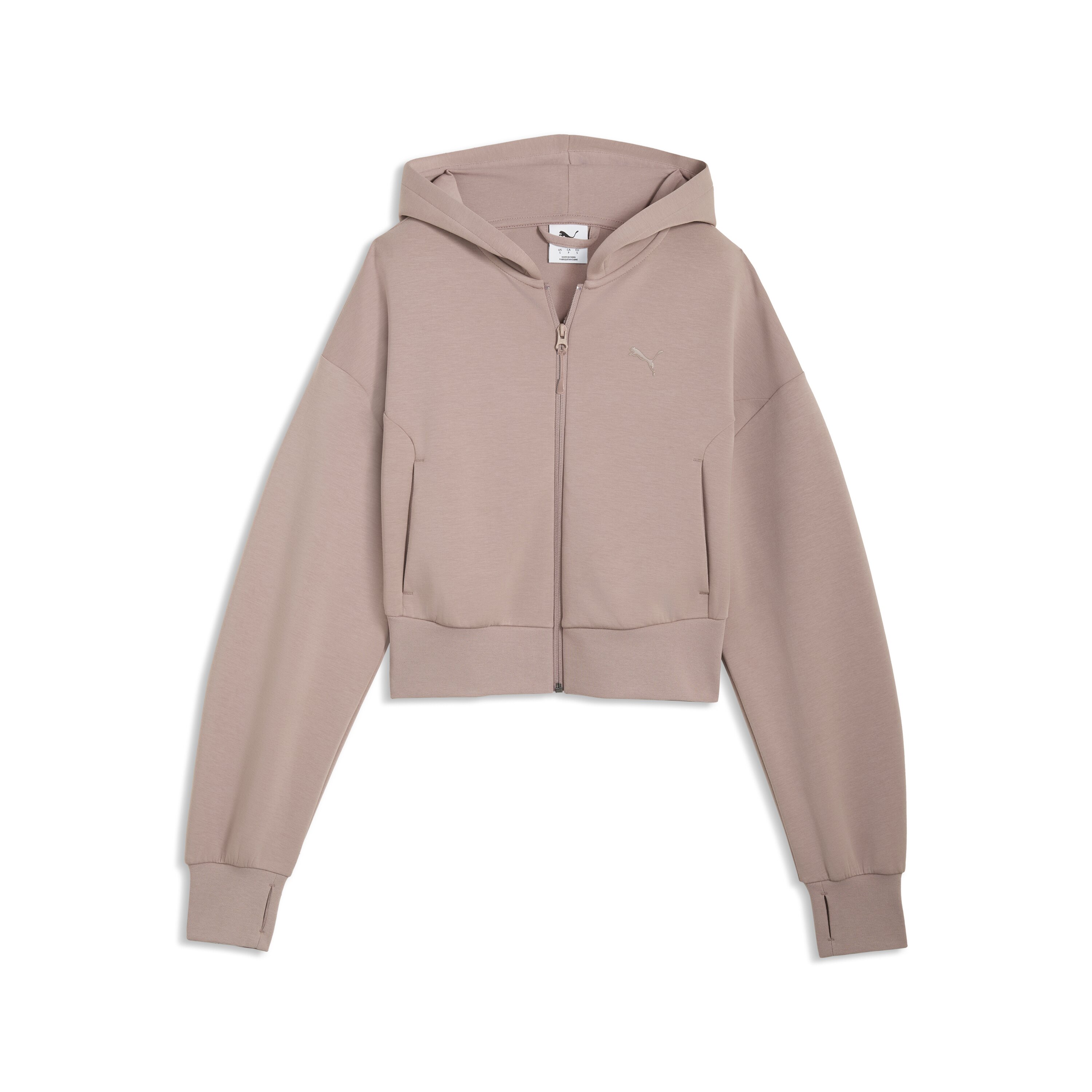 Sweatshirt Pumatech Sense Full-Zip de Mulher Rosa-1