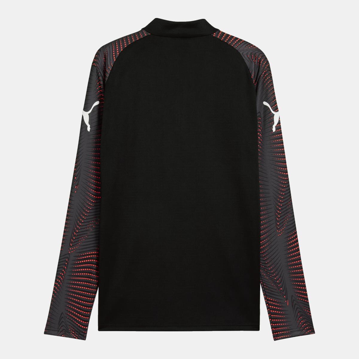 T-shirt de Futebol de Homem individualFinal 1/4 Zip Preto-5