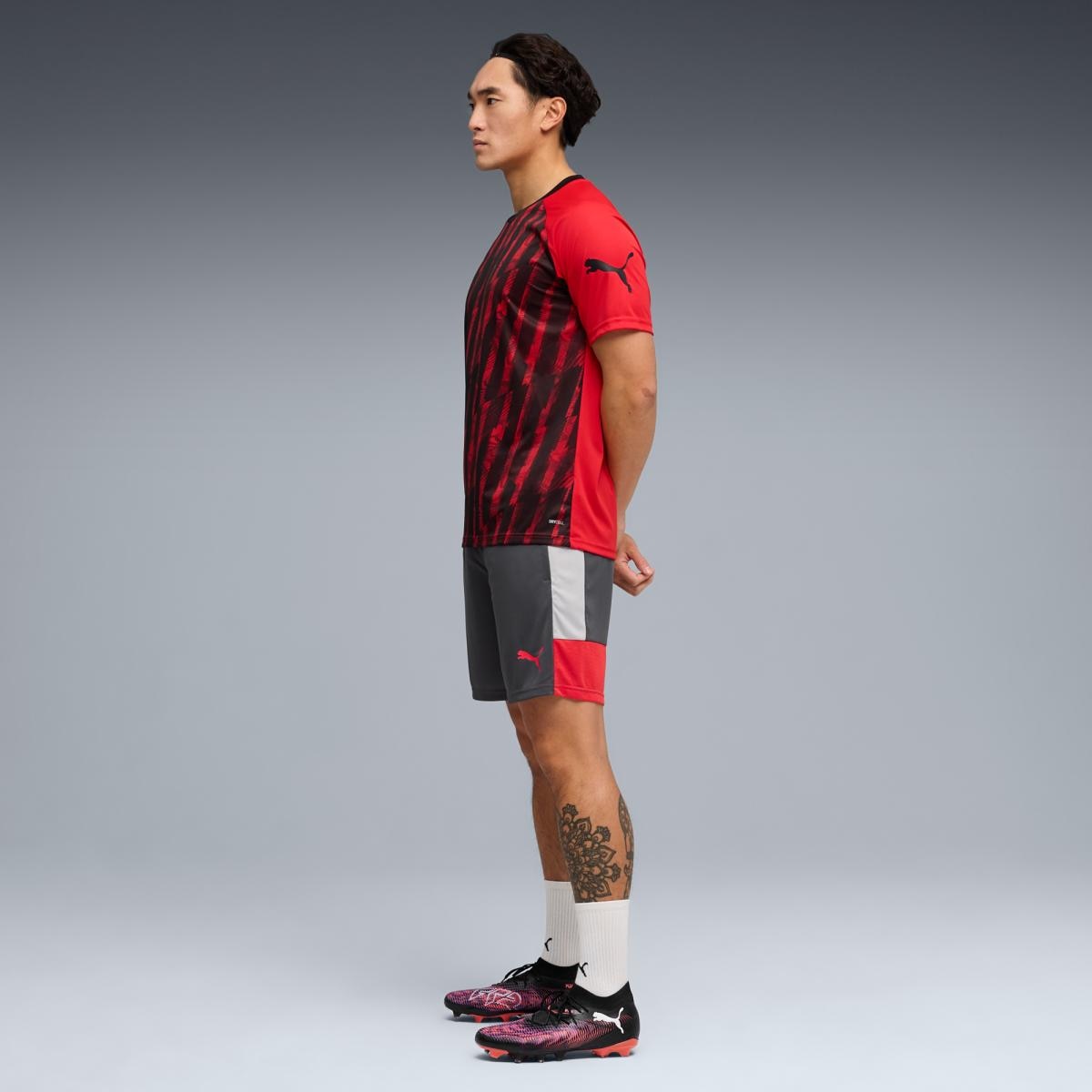 Calções de Futebol de Homem IndividualLiga Cinzento-3