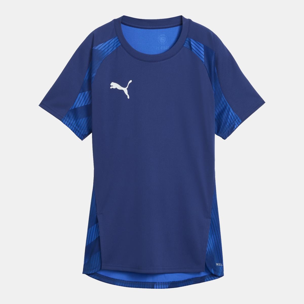 T-shirt de Futebol de Mulher individualBlaze Azul-4
