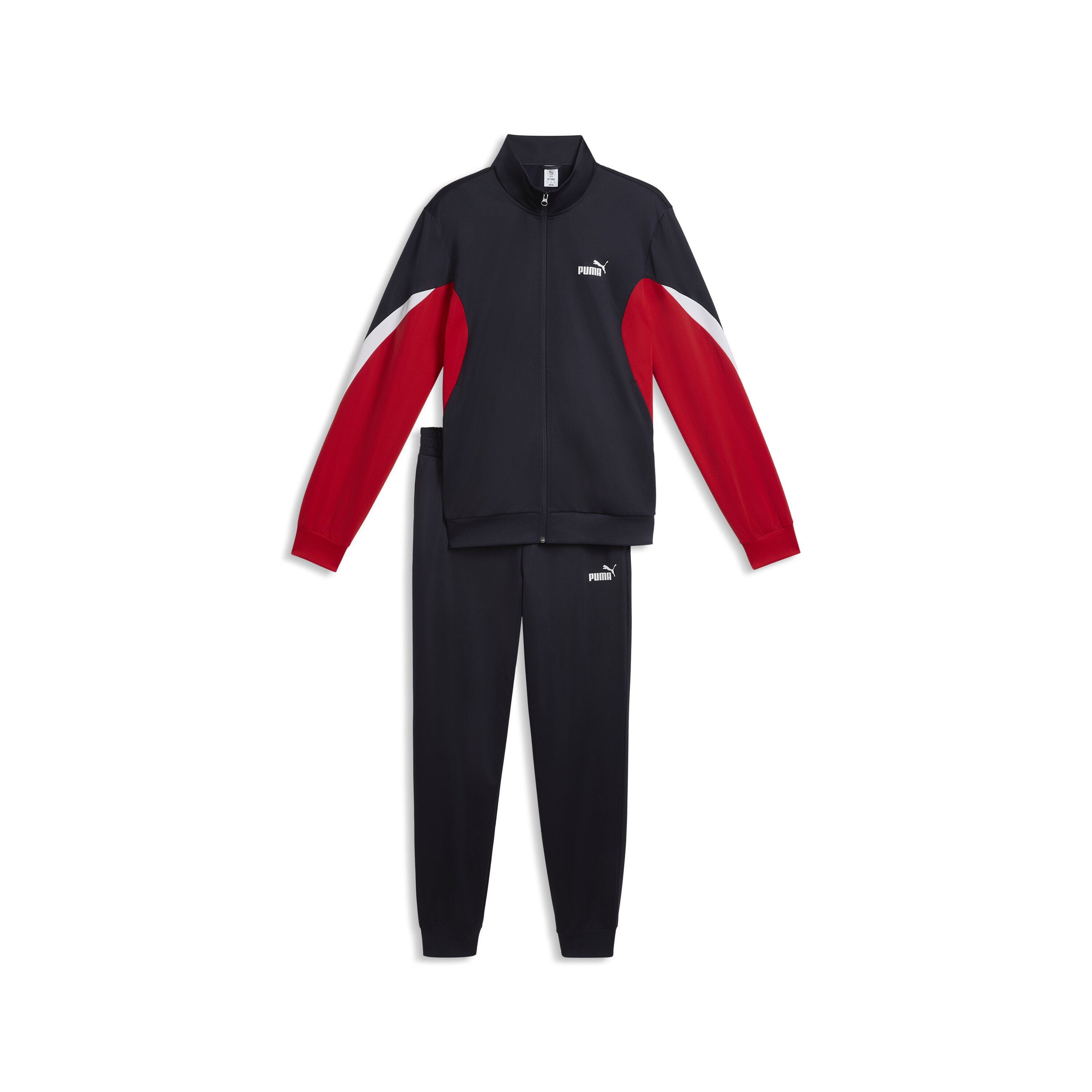 Fato de Treino Casual de Homem Ess Block Poly Suit Azul-5
