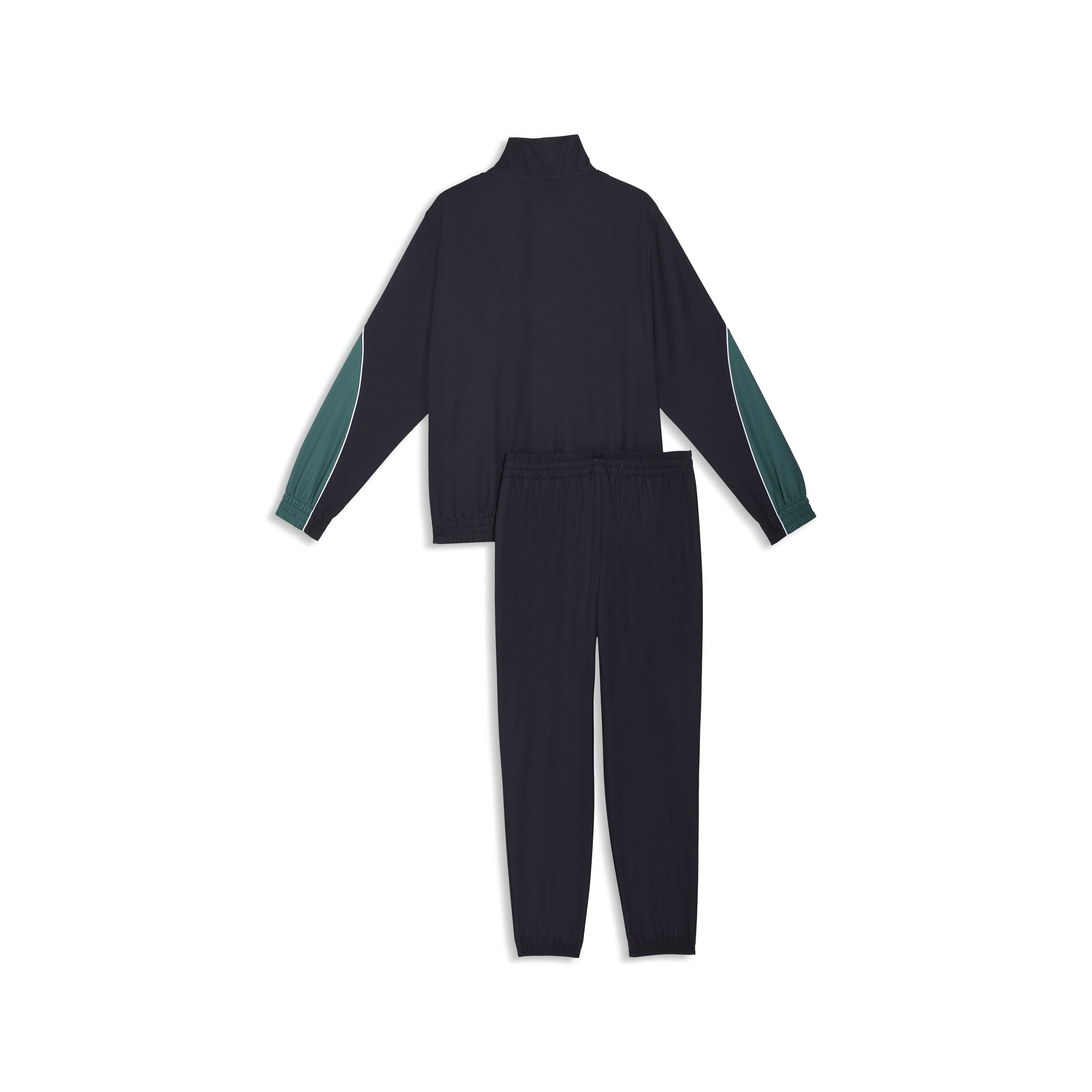 Fato de Treino Casual de Homem Woven Colorblock Suit Verde-6