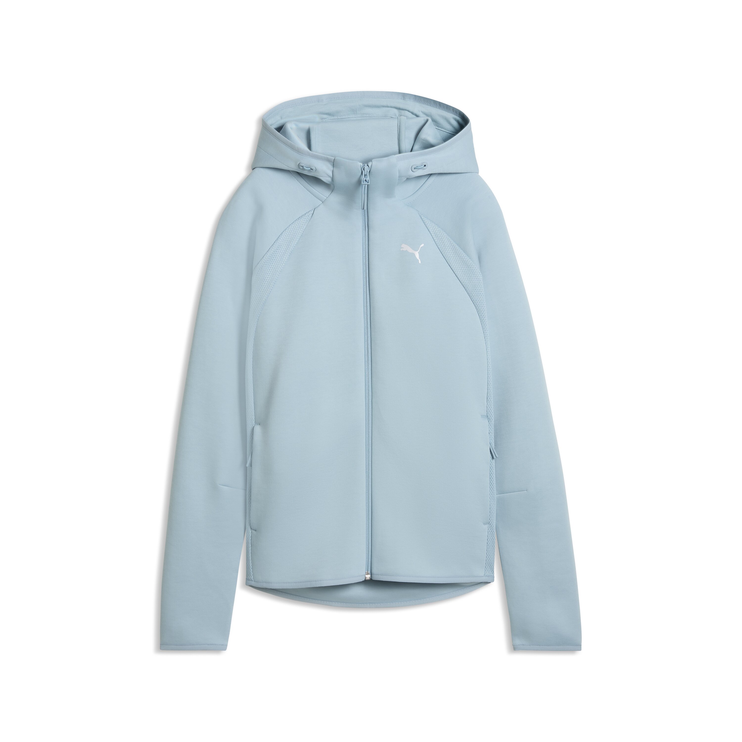 Sweatshirt Evostripe Full-Zip Hoodie DK de Mulher Azul-2