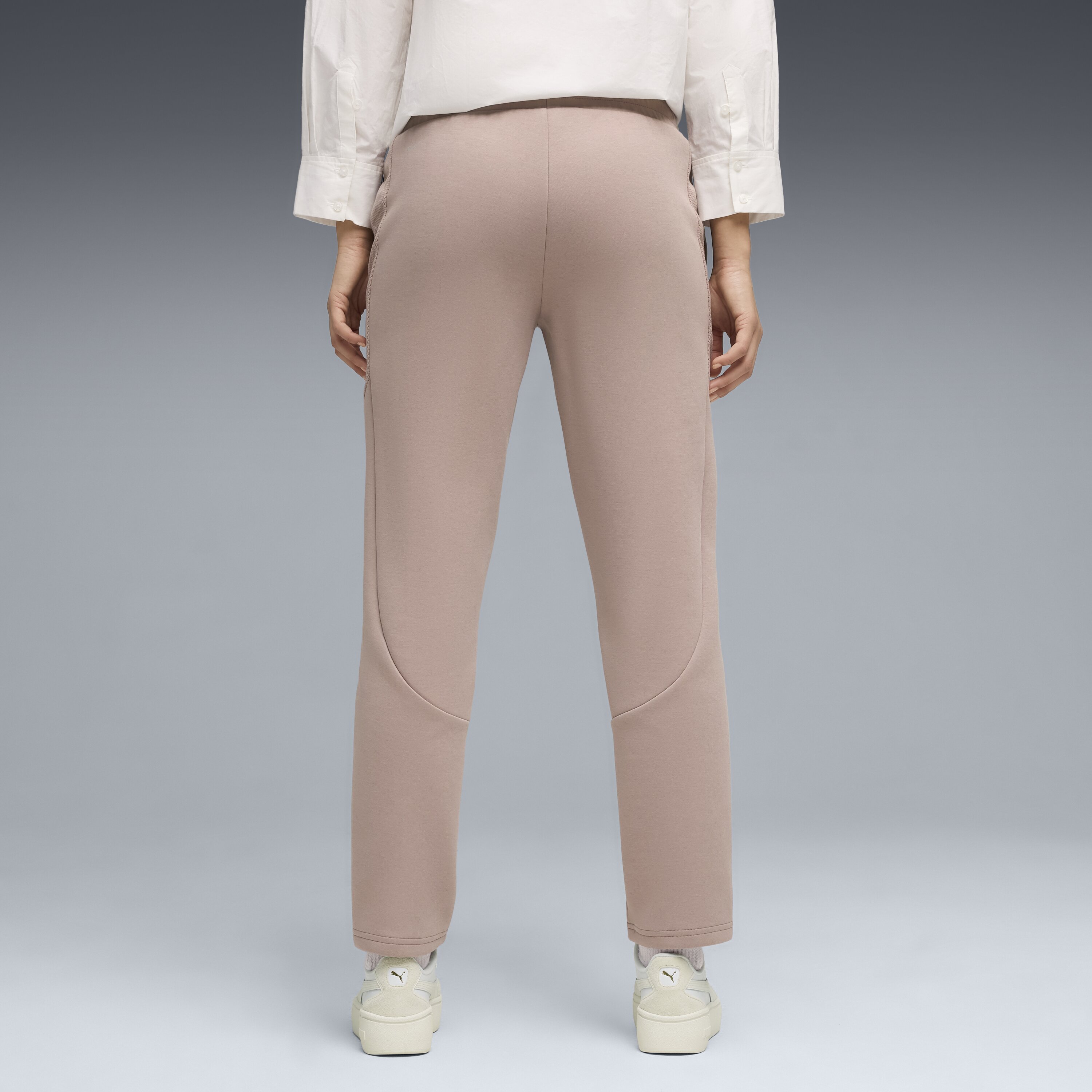 Calças Evostripe Sweatpants DK op de Mulher Roxo-2