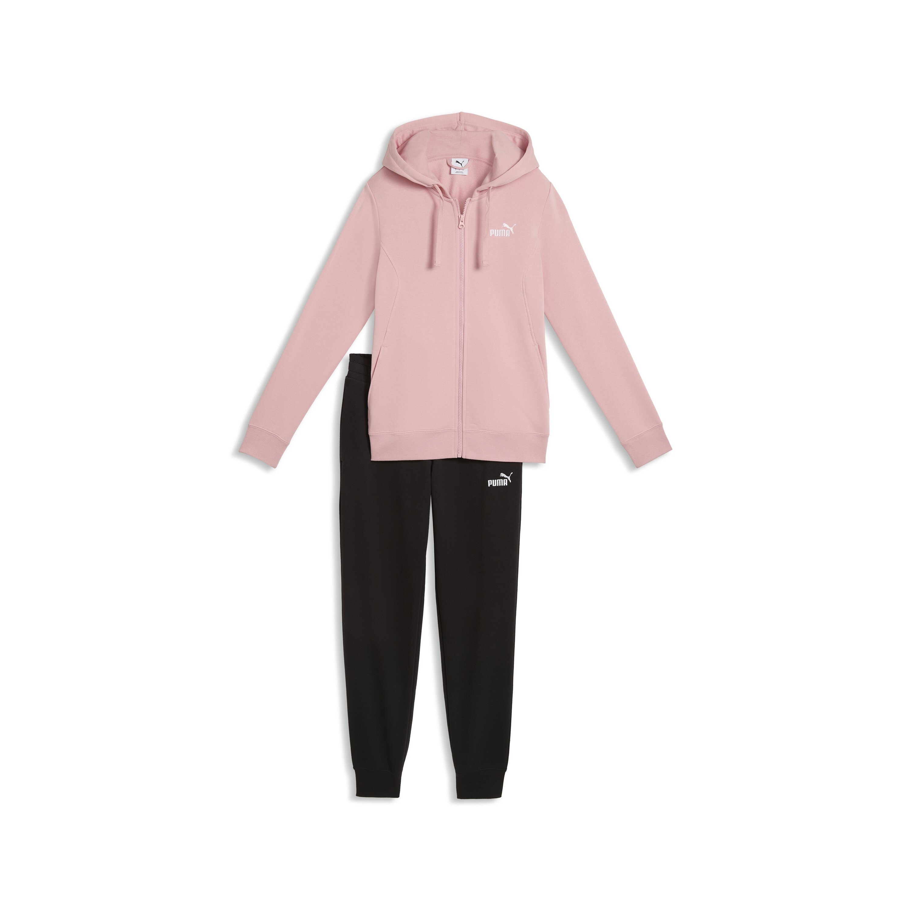 Fato de Treino Casual de Mulher Hooded Sweat Suit cl Rosa-5