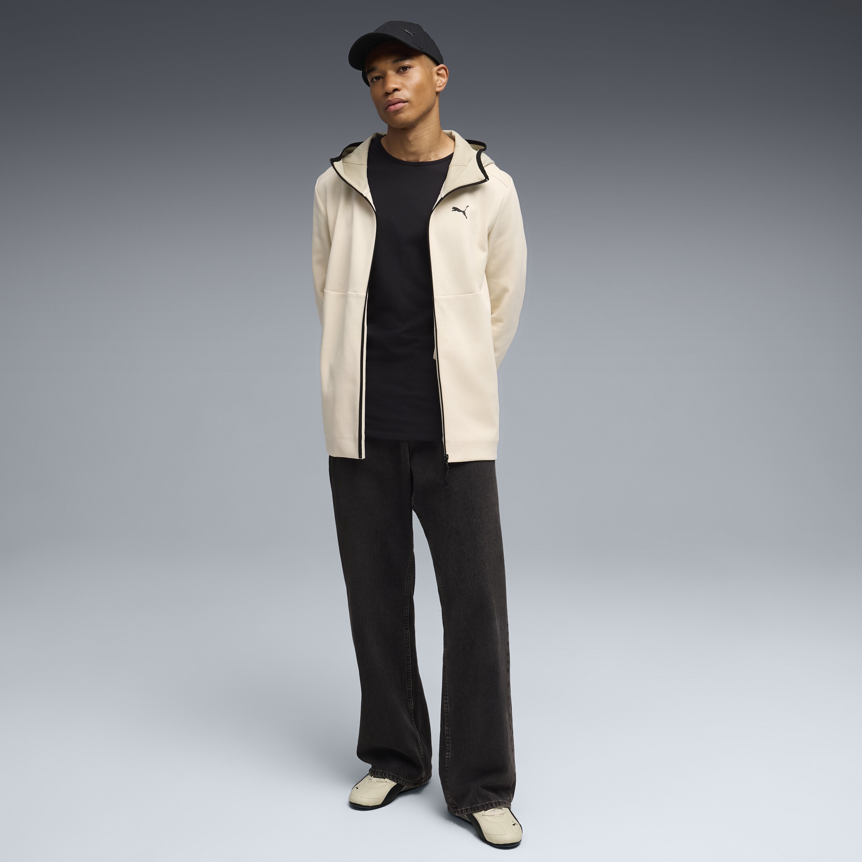 Sweatshirt Pumatech FULL-ZIP Hoodie DK de Homem Branco-4