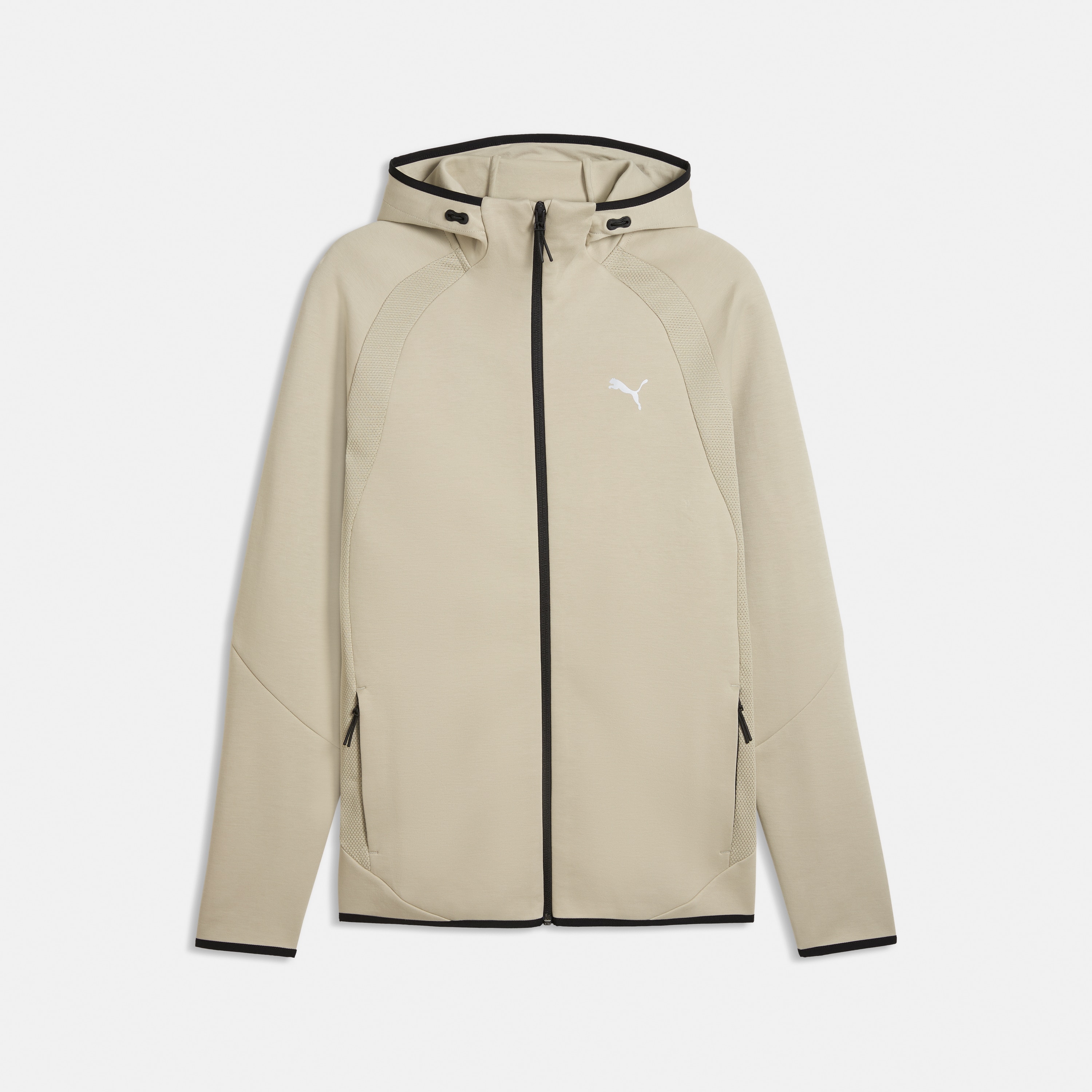 Sweatshirt Evostripe FZ Hoodie DK de Homem Castanho-6