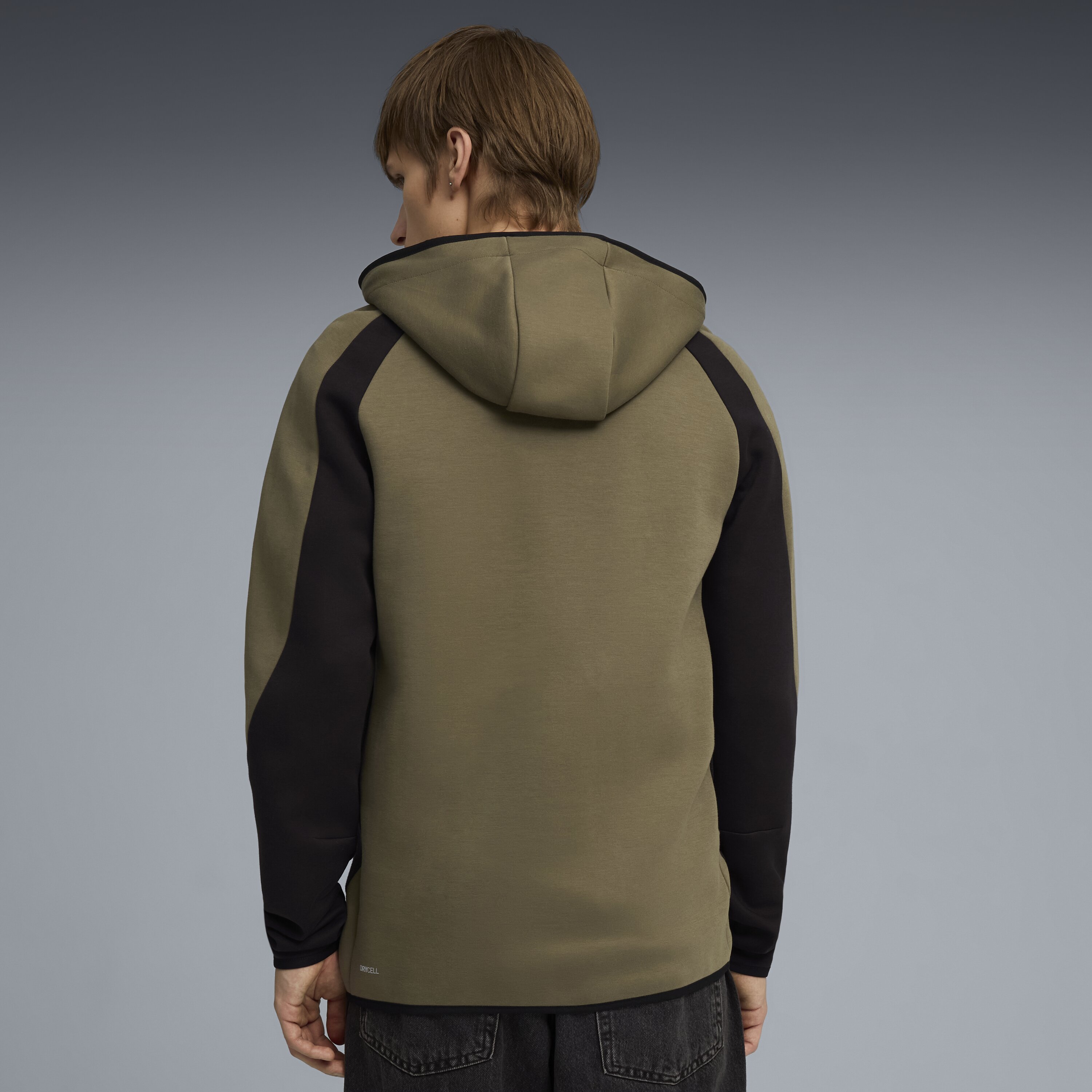Sweatshirt Evostripe FZ Hoodie DK de Homem Verde-2