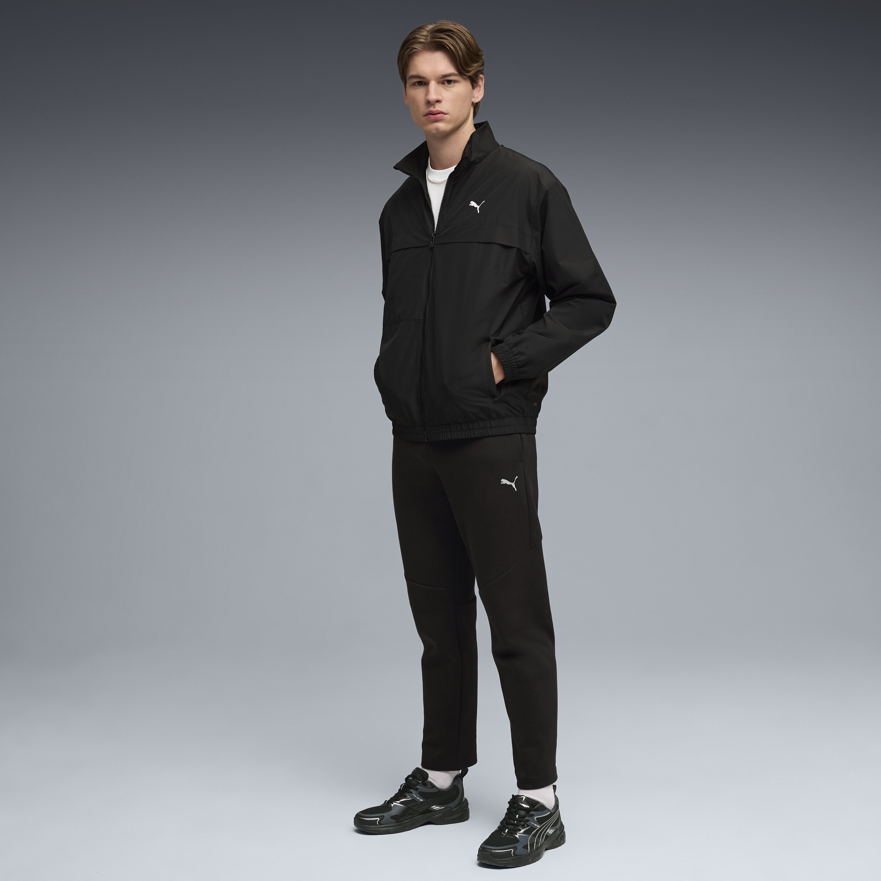 Calças Evostripe Pants DK de Homem Preto-4